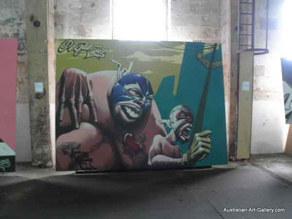 Graffiti on Cockatoo Island 2011 