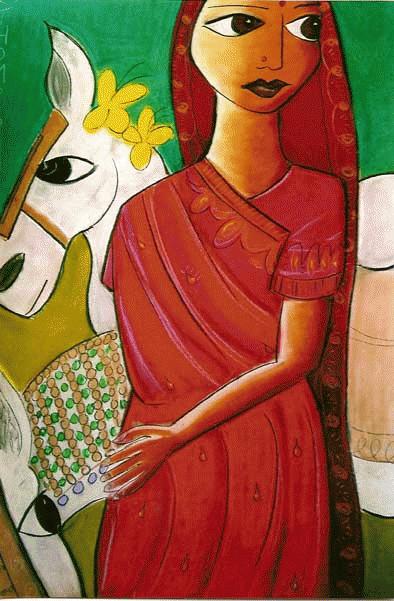 `Indian Princess` Pastel on Pa
