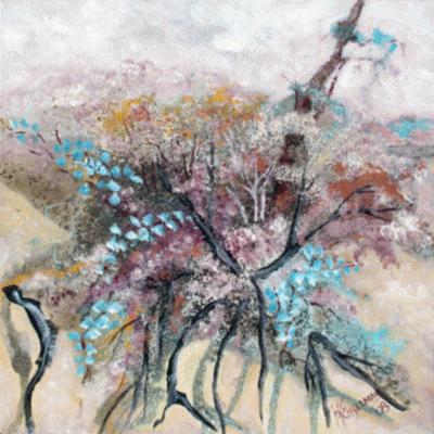 Blue Gum and Rock