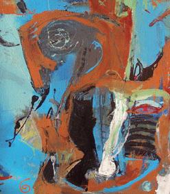 `Blue` oil on canvas. 2003